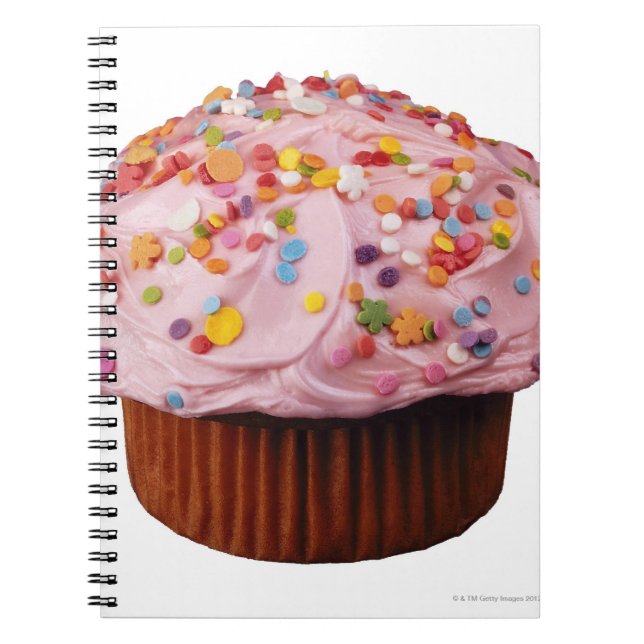 Cuaderno Torta de quequitos escarchada con espolvorines (Frente)
