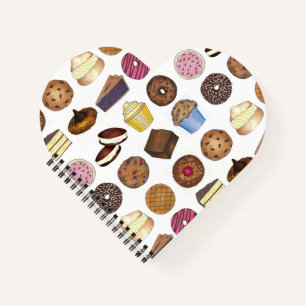 Cuaderno Torta de venta de pasteles Brownie Pie Pastel de p