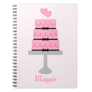 Cuaderno Torta rosada