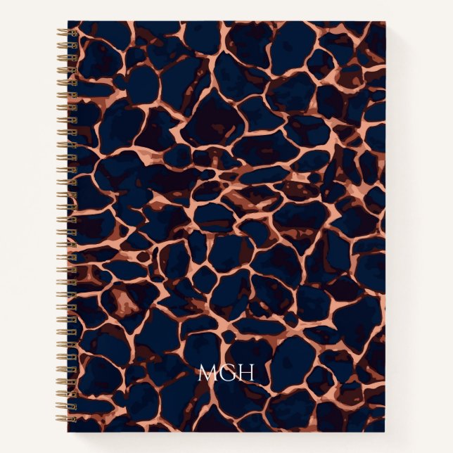 Cuaderno Tortoise Shell Personalized Monogram Journal (Anverso)