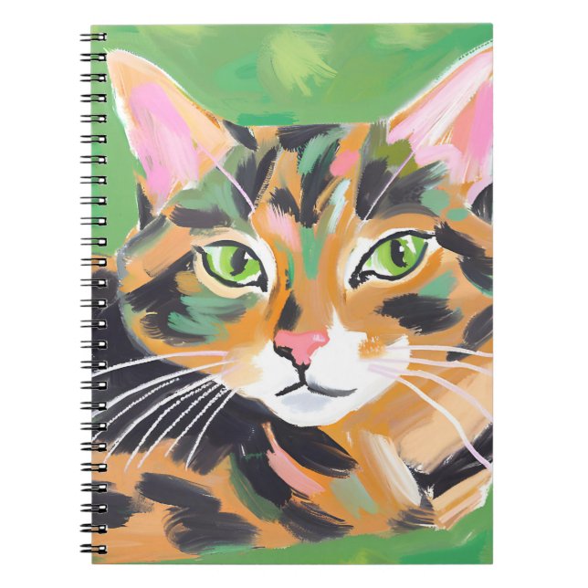 Cuaderno Tortoiseshell Cat (Frente)