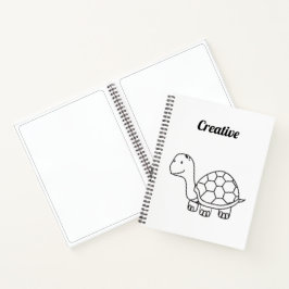 Cuaderno Tortuga boceto creativo