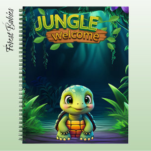 Cuaderno Tortuga Caja de Tortuga Lindo Selva Bienvenido Ani