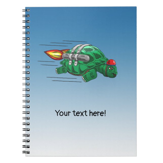 Cuaderno Tortuga Cohete (Frente)