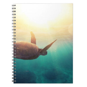 Cuaderno Tortuga de mar - fotografía subacuática de la