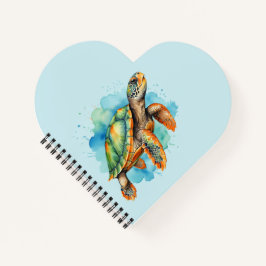 Cuaderno Tortuga de pintura suave