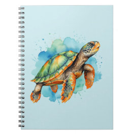 Cuaderno Tortuga de pintura suave