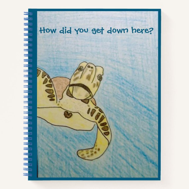 Cuaderno Tortuga del Mar Verde (Anverso)
