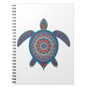 Cuaderno Tortuga Mandala — Calma Colorida