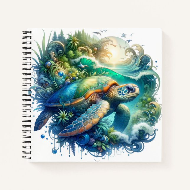 Cuaderno Tortuga marina (Anverso)