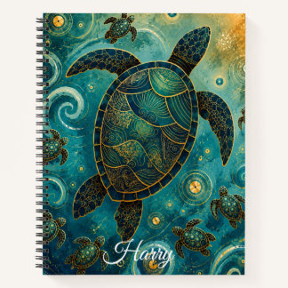 Cuaderno tortuga marina,