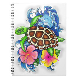 Cuaderno Tortuga marina tropical
