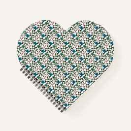 Cuaderno Tortuga Marina Tropical Patrón Floral | Océano Cos