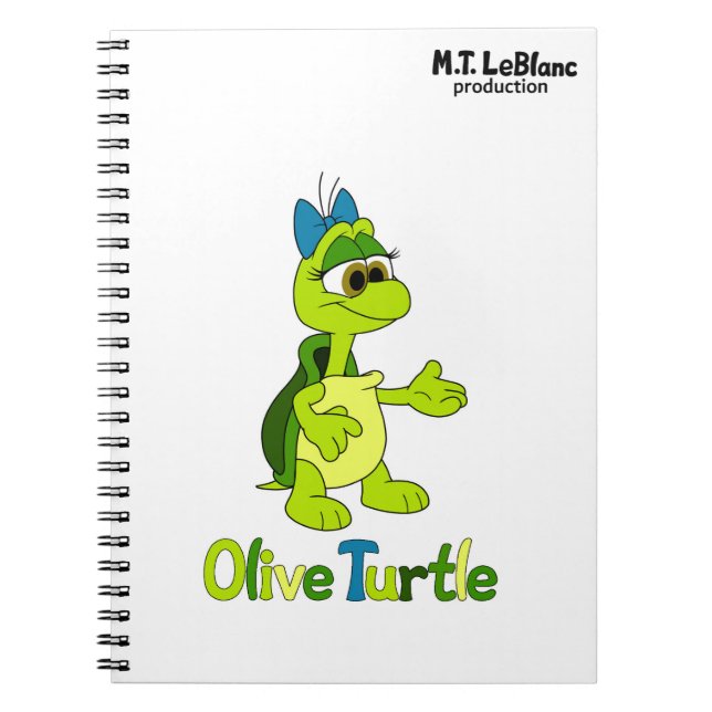 Cuaderno Tortuga Oliva (Frente)