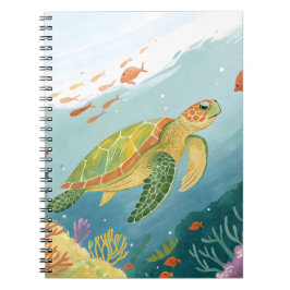 Cuaderno Tortuga pintada