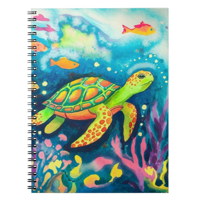 Cuaderno Tortuga pintadora (Frente)