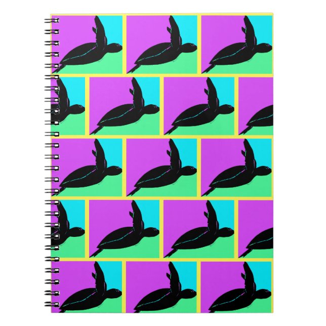 Cuaderno Tortuga Tropical,  (Frente)