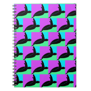 Cuaderno Tortuga tropical colorida