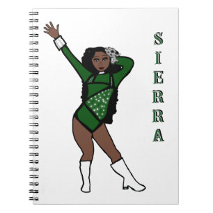 Cuaderno Tortuga Verde con Acento Blanco Majorette