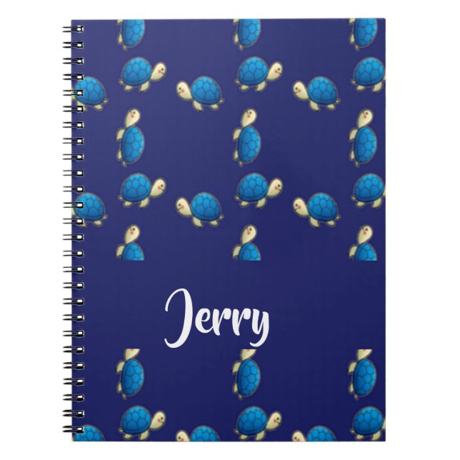 Cuaderno tortugas azules (Frente)