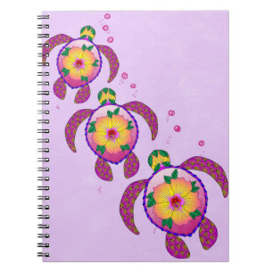 Cuaderno Tortugas de mar Hawaii Honu