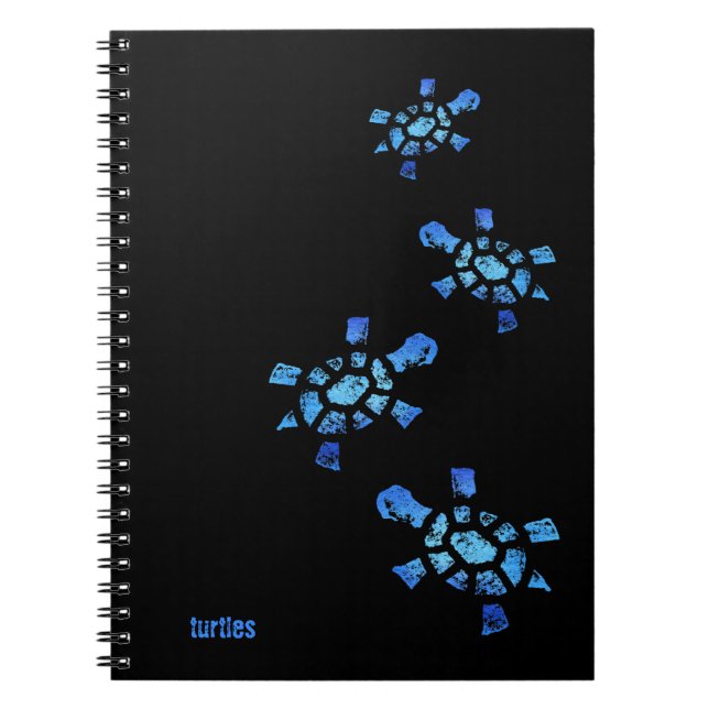 Cuaderno Tortugas del agua azul (Frente)