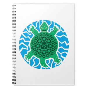 Cuaderno Tortugas marinas, reciclaje