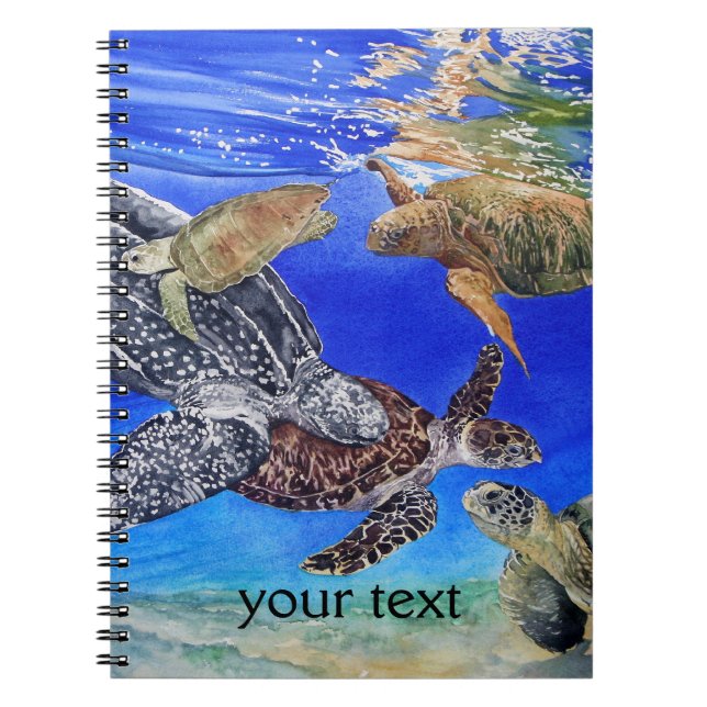 Cuaderno Tortugas submarinas especies amenazadas (Frente)