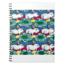 Cuaderno tortugas y pattefanart del tessellation de los