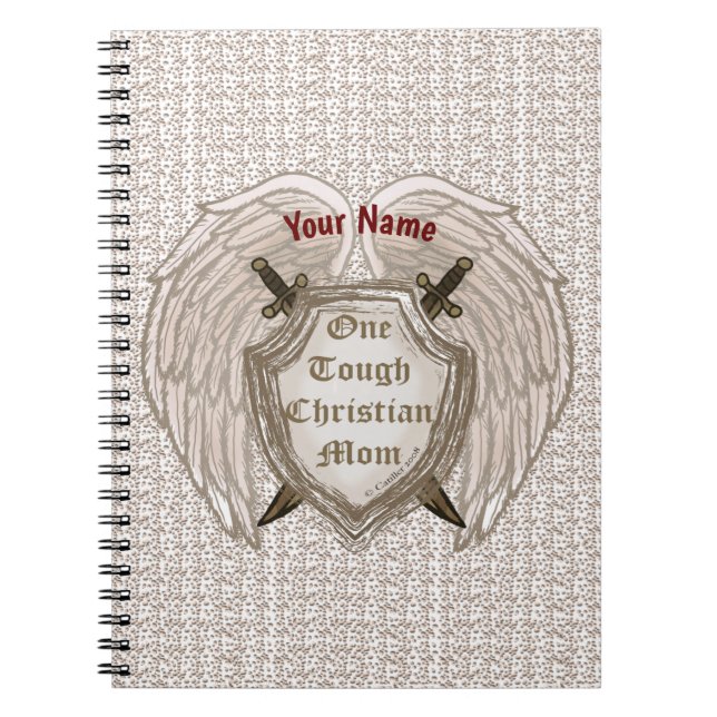 Cuaderno Tos personalizados de mamá cristiana (Frente)