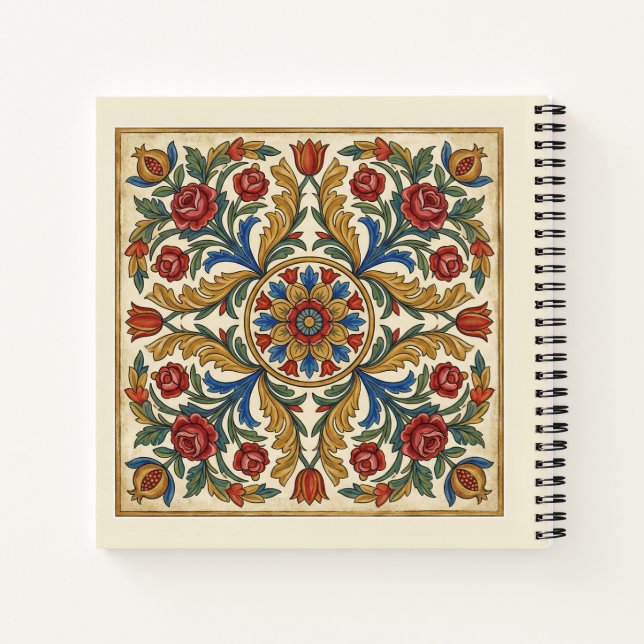 Cuaderno Toscana Vibrante Arte Naíf Italiana: Rústica (Reverso)