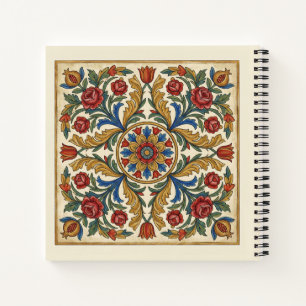Cuaderno Toscana Vibrante Arte Naíf Italiano: Rústico