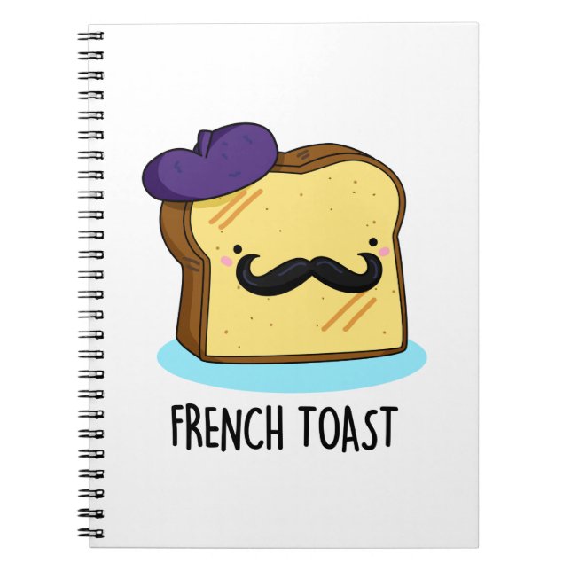 Cuaderno Tostada Francesa Pan Pun Funny  (Frente)