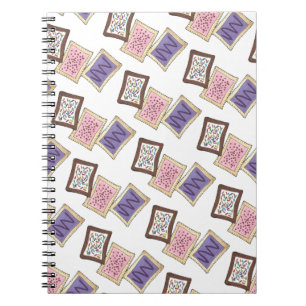 Cuaderno Tostadora Pasta Desayuno Comida Pasteles escarchad