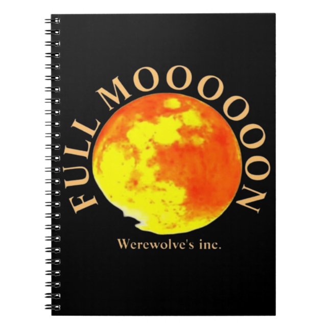 CUADERNO TOTAL MOOOOON WEREWOLVES INC (Frente)