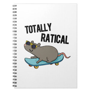 Cuaderno Totally Ratical Funny Rat Pun