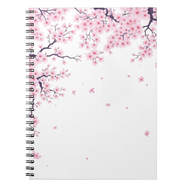 Cuaderno Tote de Arte Japonés Flor de Cerezo Sakura (Frente)