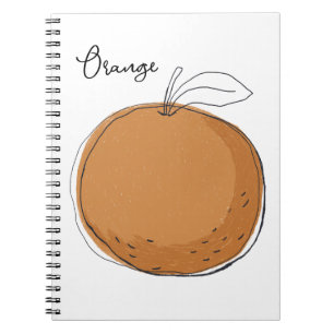 Cuaderno Tote de fruta naranja