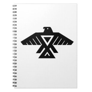 Cuaderno Tótem americano de Thunderbird del indio