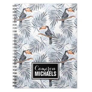 Cuaderno Toucan gris el   añade su nombre