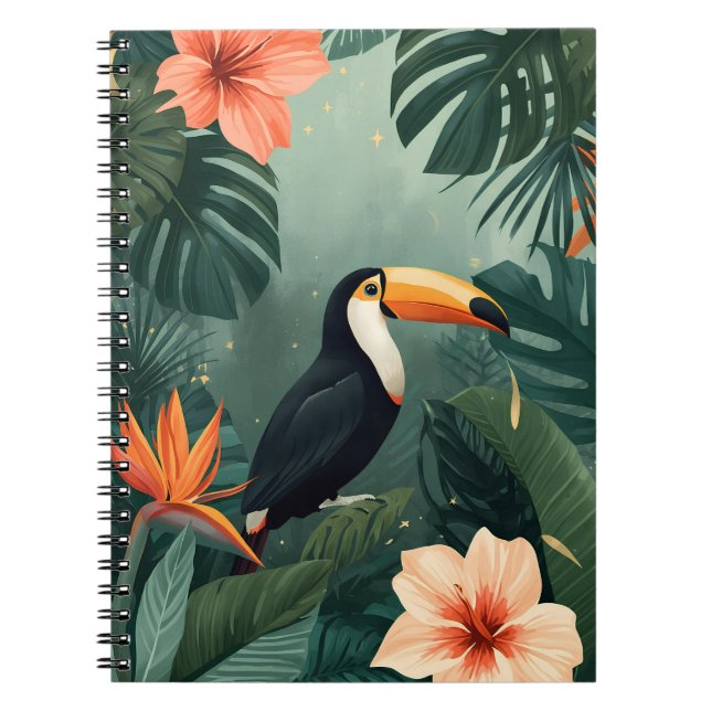 Cuaderno Toucan Muse Tropical Botanical Notebook (Frente)