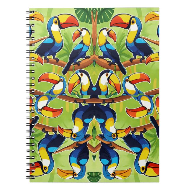 Cuaderno Toucanes personalizados (Frente)
