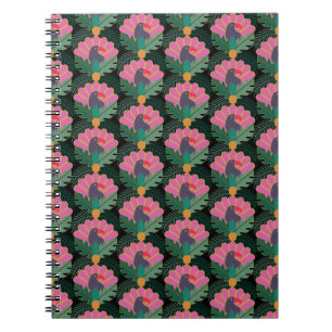Cuaderno Toucanes y piñas tropicales Art Deco