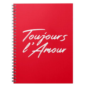 Cuaderno Toujours l'Amour - Amor eterno para boda