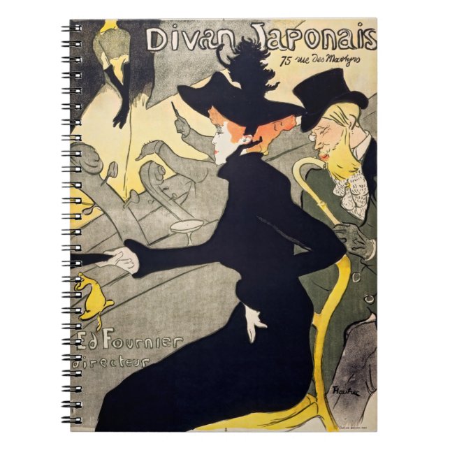 Cuaderno Toulouse-Lautrec - Divan Japonais (Frente)