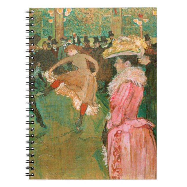 Cuaderno Toulouse-Lautrec - En el Rouge, la danza (Frente)