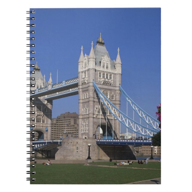 Cuaderno Tower Bridge, River Thames, Londres, Inglaterra (Frente)