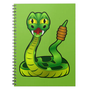 Cuaderno tóxico de la serpiente del reptil rattlesnake-159