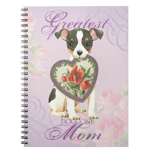 Cuaderno Toy Fox Terrier Heart Mom (Frente)