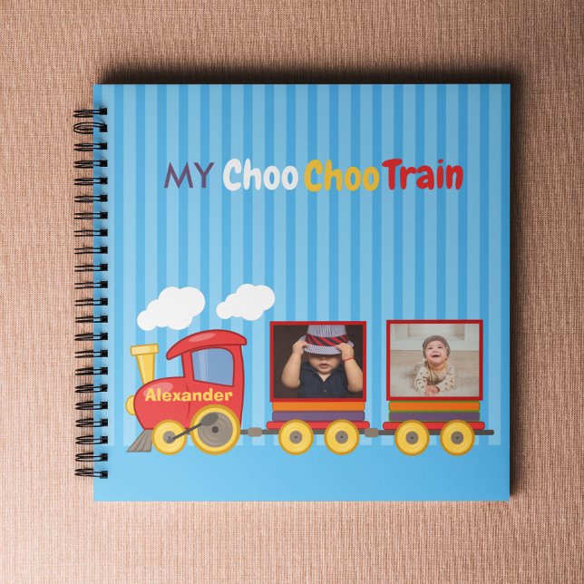 Cuaderno Toy Train Toddler Boys Birthday Blue (Subido por el creador)